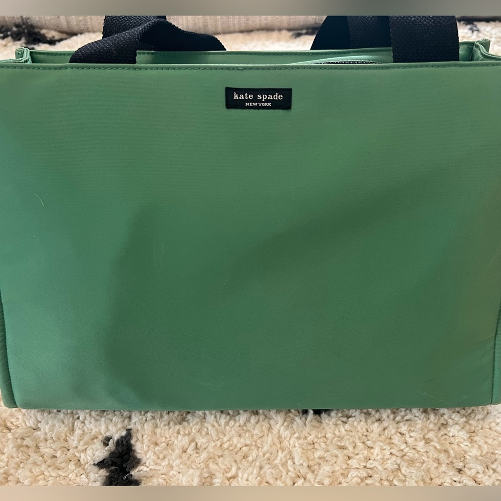 Kate Spade 90s York Nylon Tote Bag in Kelly Green